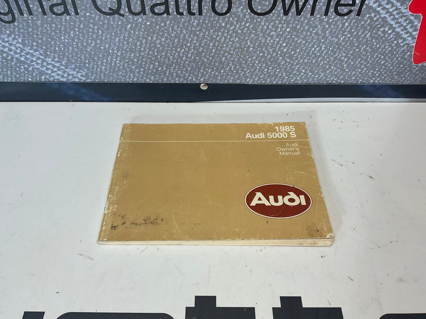 1985 Audi 5000 S Owners Manual