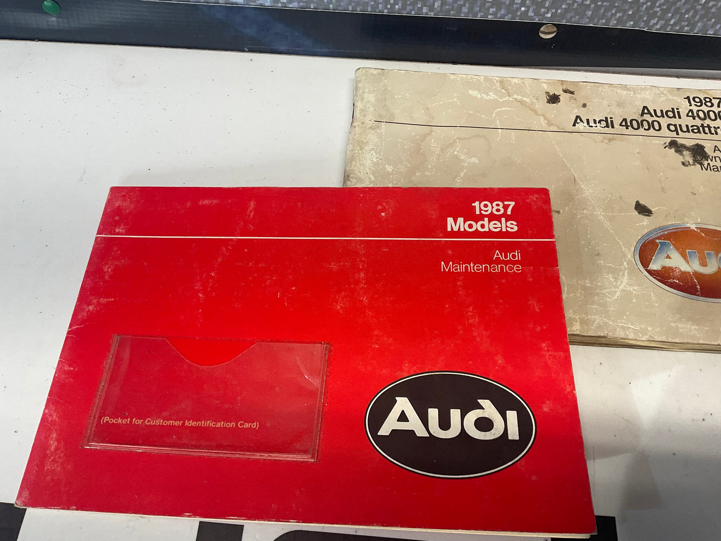 1987 Audi 4000/4000 Quattro Owners Manual B2