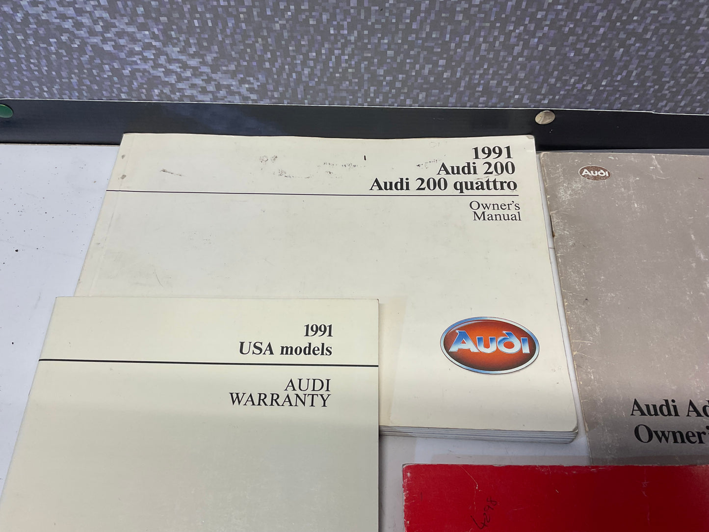 1991 Audi 200 Quattro Owners Manual. C3