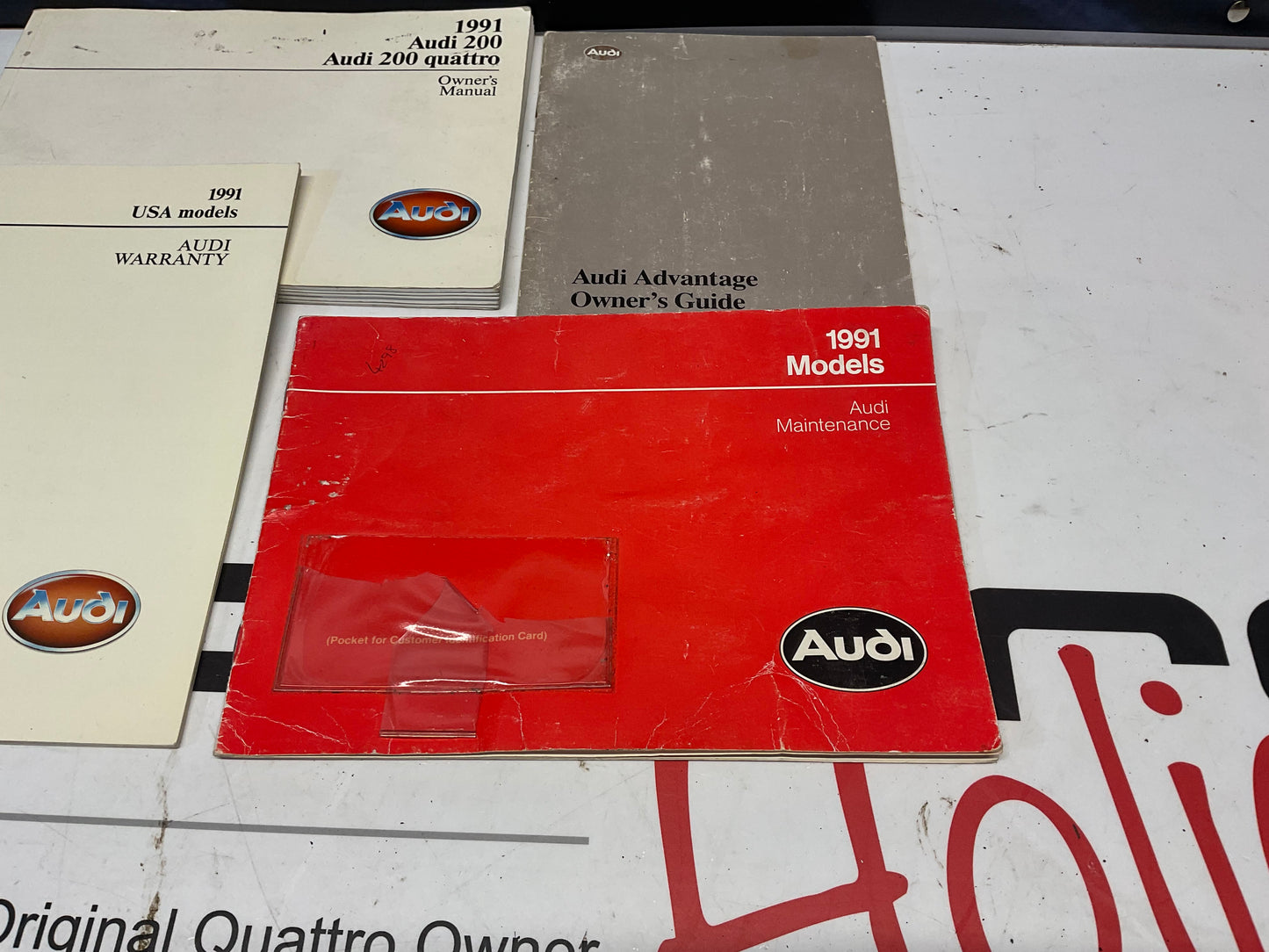 1991 Audi 200 Quattro Owners Manual. C3